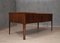 Mid-Century Italian Writing Desk in Walnut and Leather, 1950, Image 6