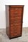 Italian Oak Flap Filing Cabinet, 1920s 15