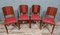 Art Deco Dining Chairs in Solid Oak, 1925s, Set of 4 1