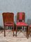 Art Deco Dining Chairs in Solid Oak, 1925s, Set of 4 8