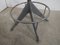 Vintage Stool in Beech and Iron, 1950s 10
