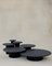 Raindrop Full Set in Black Oak and Patinated by Fred Rigby Studio, Set of 6 1