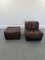 DS-11 Patchwork Lounge Chair with Pouf from De Sede, 1970s, Set of 2, Image 3