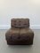 Poltrona DS-11 patchwork con pouf di De Sede, anni '70, set di 2, Immagine 6