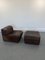 DS-11 Patchwork Lounge Chair with Pouf from De Sede, 1970s, Set of 2, Image 1