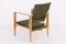 Safari Chairs with Green Canvas Fabric by Kaare Klint for Rud. Rasmussen, 1970s, Set of 2, Image 11