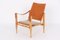 Safari Chair with Natural Leather by Kaare Klint for Rud. Rasmussen, Image 2