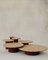 Raindrop Full Set in Oak and Terracotta by Fred Rigby Studio, Set of 6 1