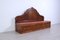 Banc Antique en Bois avec Dossier, 1890s 1