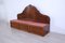 Antique Wooden Bench with Backrest, 1890s, Image 5