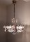 Vintage Ceiling Lamp with Gold-Plated Metal Frame and Crystal Glass Hanging, 1970s 5
