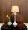 Lámpara de mesa italiana con palmera de cerámica estilo bambú de Tommaso Barbi, años 70, Imagen 12