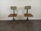 Verstellbare Werkstattstühle von Flambo Brand, 1950er, 2er Set 3