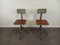 Chaises d'Atelier Ajustables de la Marque Flambo, 1950s, Set de 2 1