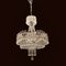 White Crystal Beaded Chandelier, 1960s, Image 5