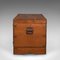 Antique Travelling Clerics Chest in Teak 6