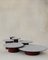 Raindrop Full Set in Microcrete and Terracotta by Fred Rigby Studio, Set of 6, Image 1