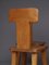 Brutalist Elm Wood Dining Chairs, 1970s, Set of 4, Image 12
