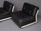 Amanto Chairs & Footstool by Mario Bellini for B&B Italia, 1979, Set of 3, Image 22