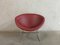 Chair Model Cocco with Signal Red Leather by J.H. Rohé for Rohé Noordwolde Holland, 1950s 5