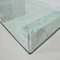 Coffee Table in Carrara Marble and Glass 7