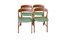 Model 71 Chairs in Teak and Oak by Henning Kjærnulf, 1960s, Set of 4 3