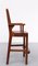 Dutch Modern High Chair in the style of Gerrit Rietveld by Wim Rietveld, 1940s, Image 10