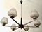 Mid-Century Ceiling Lamp in Metal, 1950s 1