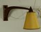 Wandlampe mit schwenkbarem Arm, 1950er 1