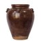 Large Brown Stoneware Pot 1