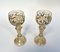 Art Nouveau Roman Style Wine Glasses with Hand-Painted Crystal Glass from Glashütte Theresienthal, Germany, 1920s, Set of 2 2