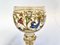 Copas de vino de estilo romano modernista con cristal pintado a mano de Glashütte Theresienthal, Alemania, años 20. Juego de 2, Imagen 6