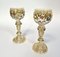 Art Nouveau Roman Style Wine Glasses with Hand-Painted Crystal Glass from Glashütte Theresienthal, Germany, 1920s, Set of 2 9