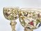 Art Nouveau Roman Style Wine Glasses with Hand-Painted Crystal Glass from Glashütte Theresienthal, Germany, 1920s, Set of 2 3