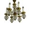 Vintage Glass Chandelier, 1970s 1