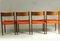 Pia Chairs by Poul Cadovius for Girsberger, 1960s, Set of 4 7