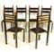 Dining Chairs by Paolo Barracchia for Roman Deco, 1980s, Set of 6 5