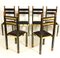 Dining Chairs by Paolo Barracchia for Roman Deco, 1980s, Set of 6, Image 5