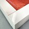 Saratoga Vignelli Sofa White Lacquered Structure and Red Cushions by Massimo and Lella Vignelli for for Poltronova, 1964, Image 15
