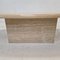 Italian Coffee Table in Travertine, 1980s, Image 16