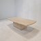 Italian Coffee Table in Travertine, 1980s, Image 9