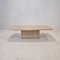 Italian Coffee Table in Travertine, 1980s, Image 3