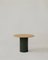 Raindrop Dining Table in Oak and Moss Green by Fred Rigby Studio 1