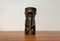 Brutalistische Mid-Century Vase aus Bronze mit abstraktem Gesicht 2