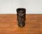 Brutalistische Mid-Century Vase aus Bronze mit abstraktem Gesicht 10