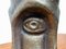 Mid-Century Brutalist Abstract Bronze Face Vase 6