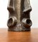 Brutalistische Mid-Century Vase aus Bronze mit abstraktem Gesicht 5