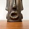Mid-Century Brutalist Abstract Bronze Face Vase 19