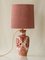 Vintage Delfter Rood Willa Tischlampe von Regina 9