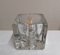 Vintage German Cube-Shaped Table Lamp Ice Cube Shape by Peill & Putzler, 1970s 2